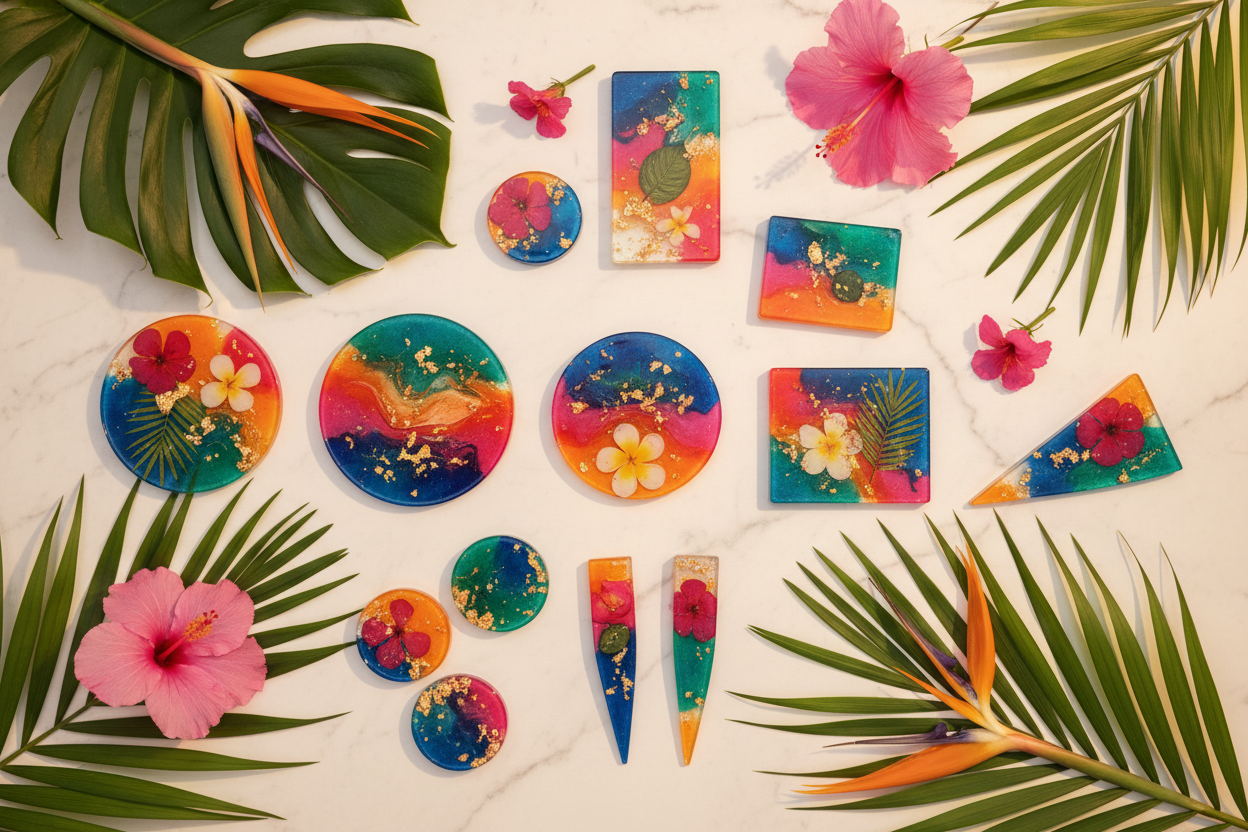 Tropical Resin Art: How Island Inspiration Shapes Our Designs