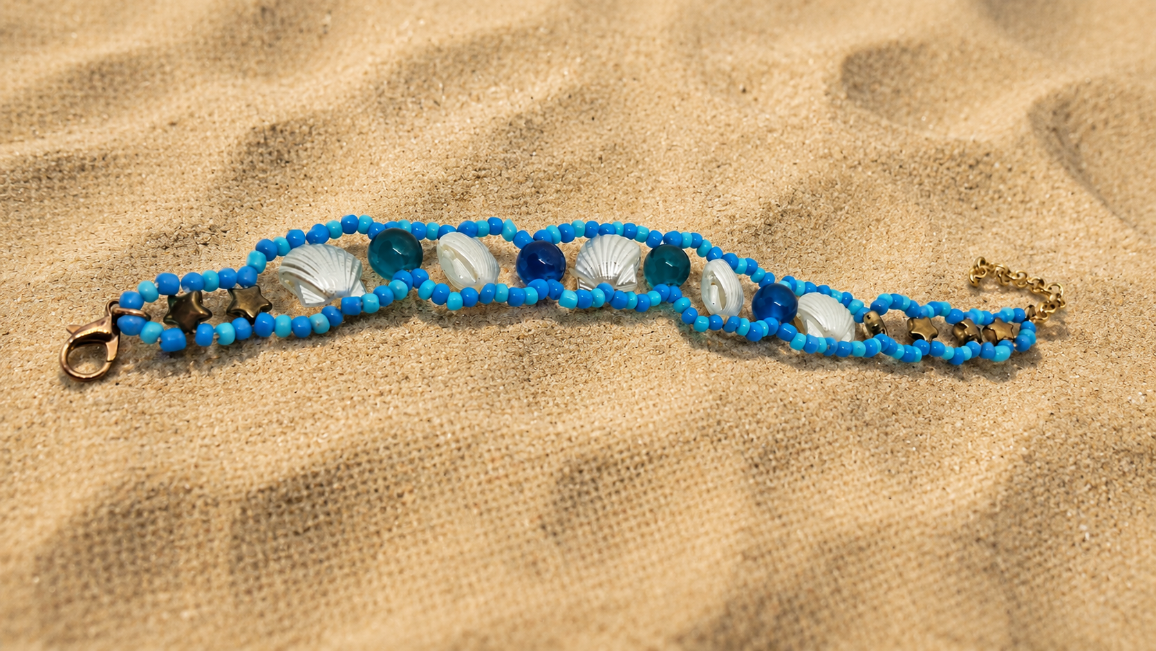 Caribbean Sea Shell Bracelet