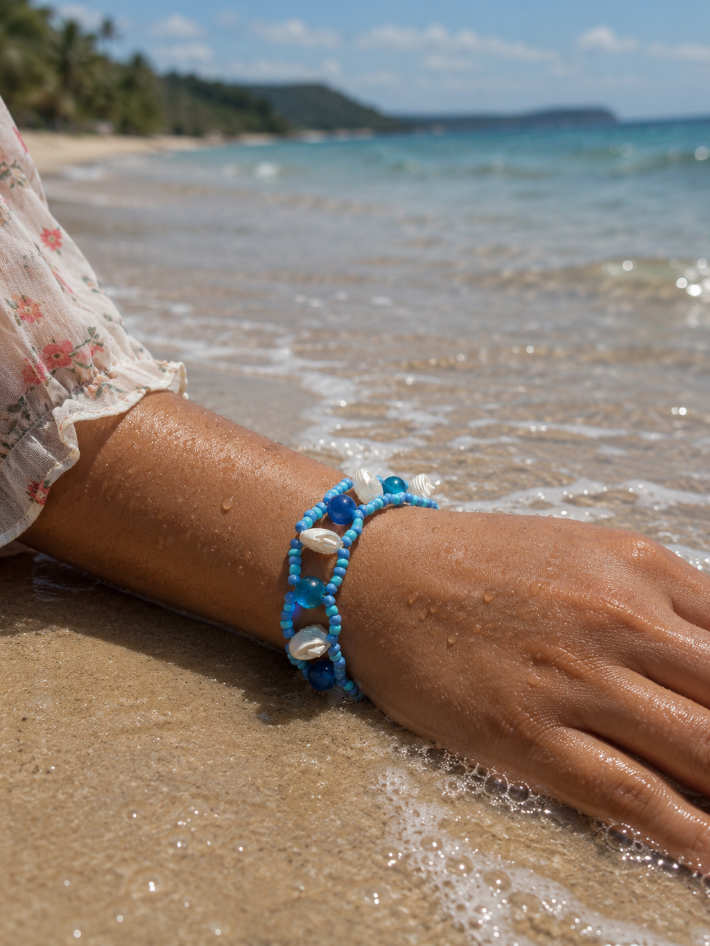 Caribbean Sea Shell Bracelet