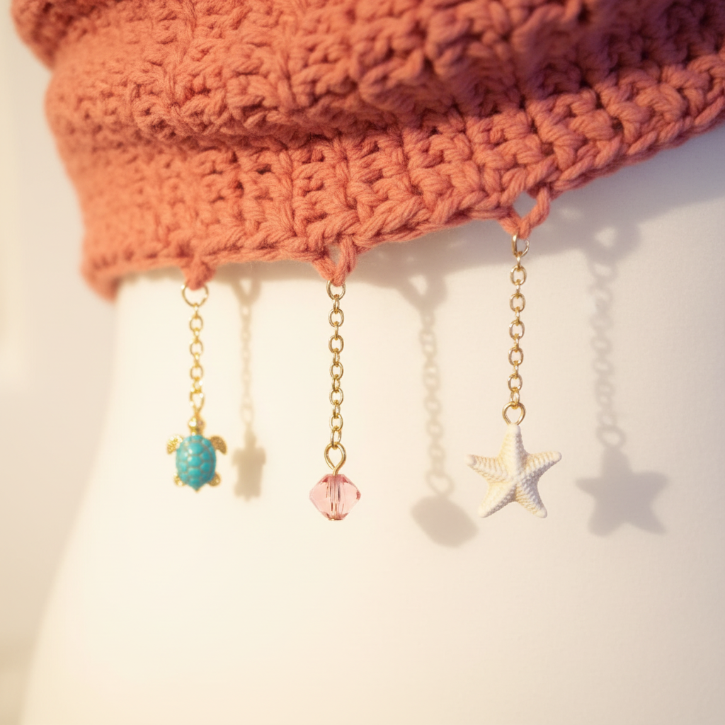 Gold Chain Charm Detail