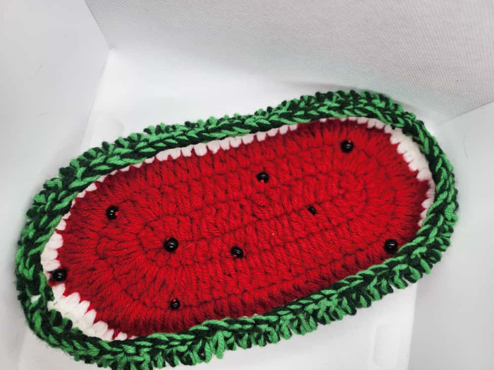 🍉 Watermelon Crochet Glasses Holder 🍉