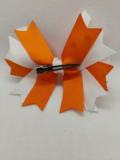 Orange sherbet bow