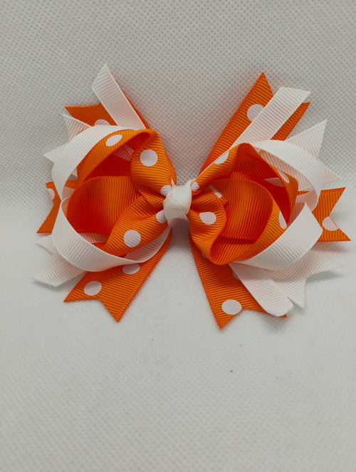 Orange sherbet bow