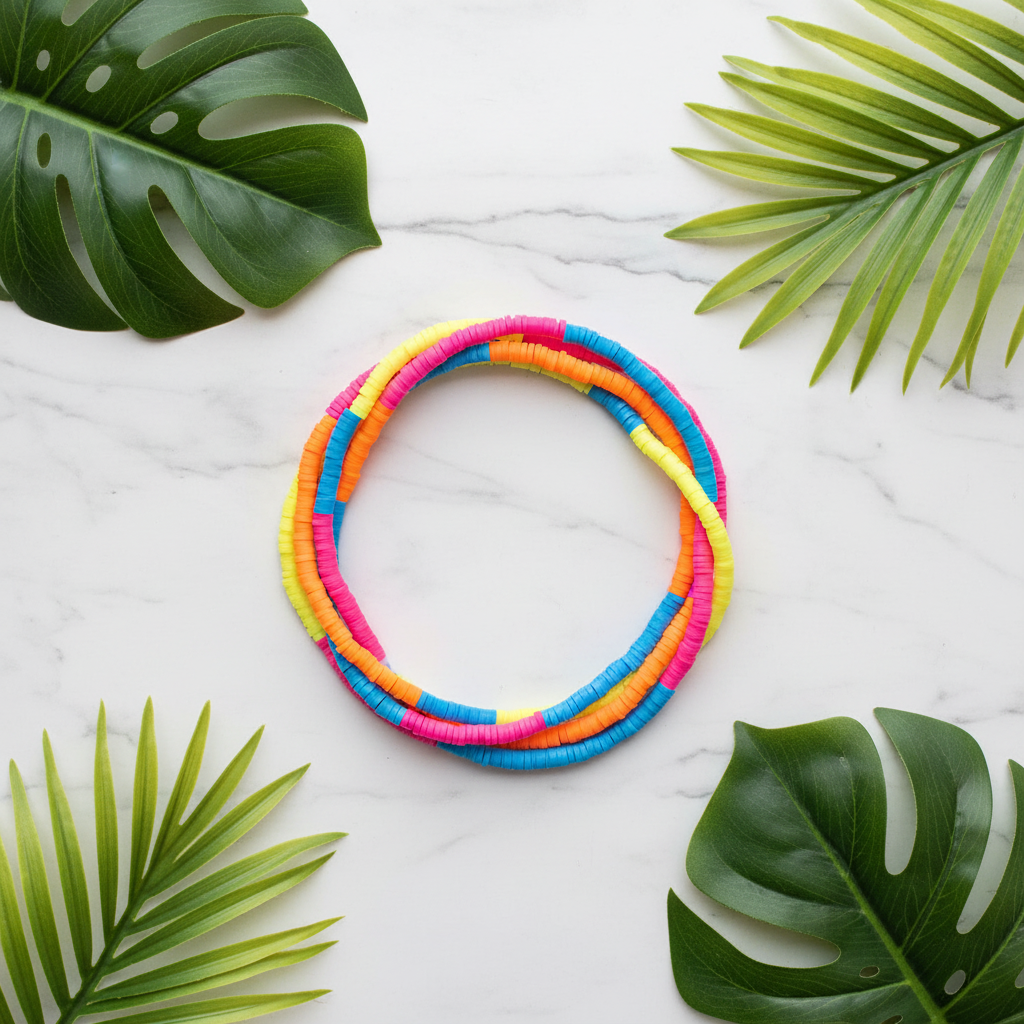 Vibra Necklace - Flat Lay