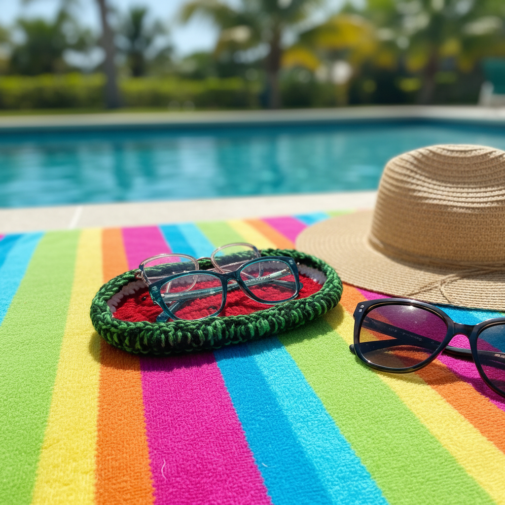 Watermelon glasses holder beach lifestyle